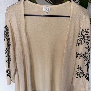 Vtg Cardigan True Beauty by Emme Lg (sz1) Hong Kong